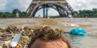 Olympische Spiele Triathleten sind endlich in die Seine gesprungen, Macron beansprucht den Sieg für sich