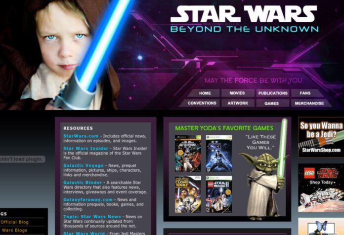 Star Wars-Fanseite ein verdecktes Kommunikationsinstrument der CIA